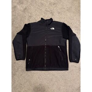 The North Face Black Fleece Jacket Boys XL Boys Regular Fit Full Zip